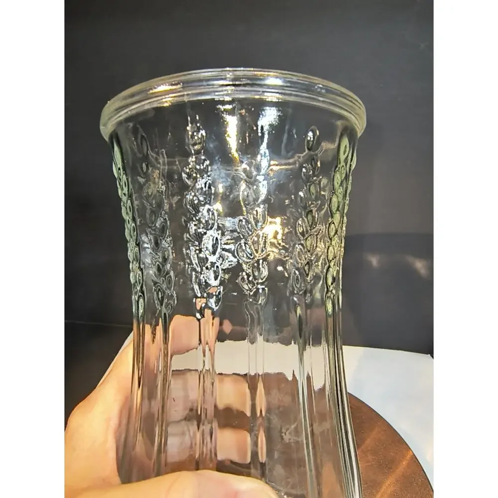 1380. Glass Vase by E. O. Brody Co. Wheat Pattern